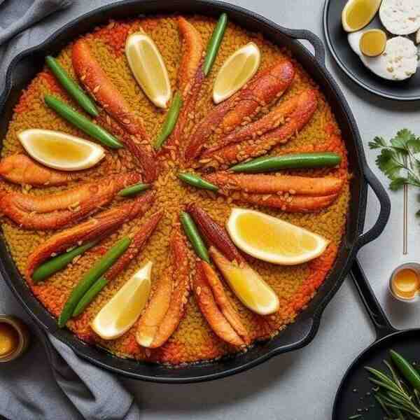 Паэлья с курицей